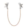 Cadena Cruzada Europea y Americana Sexy Simple Cadena Clip Cadena para Senos Clip para Senos Fiesta Discoteca Audaz Estilo Pura Pasión Cadena Corporal Accesorios