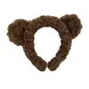 Orejas de Oso Lindas Peluche Tocado Aro para el Cabello Aro para Lavarse la Cara de Mujer Clips para el Cabello Populares en Internet Diadema Flequillo Accesorios para el Cabello Coletas
