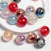 Cuentas de Concha Triturada Degradado Luna Fría Dingyi 8-12mm Resina Galvanizada Agujero Pasante Cuentas Sueltas para Cadena de Teléfono DIY Accesorios de Joyería