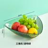 Mesa de centro PET de luxo leve, mesa de jantar para casa, prato de frutas, sala de estar, novo, vermelho, alta aparência, hospitalidade, prato de frutas