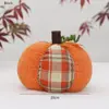 Tecido de Tricô para o Dia de Ação de Graças Decoração de Festival da Colheita de Abóboras Adereços Enfeites Layout de Festa de Halloween Abóboras no Atacado