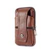 Nova Bolsa de Cintura Masculina, Bolsa de Celular em Couro Genuíno, Pode Ser Usada com Cinto, Estojo Multifuncional para Celular, Bolsa de Cintura para Celular com Cinto, Bolsa Transversal