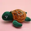 Atacado Pelúcia Tartaruga Boneca Colorida Tartaruga Marinha Pequena Boneca Bolsa Feminina Chaveiro Pingente Mini Tartaruga