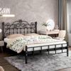 Cama de hierro reforzada, simple y moderna, estilo princesa, de Internet Celebrity, cama doble de 1,8 m, cama individual nórdica con estructura de hierro de 1 m.