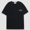 Camiseta Negra de Manga Corta para Mujer 2026 Nuevo Estilo Algodón Puro Diseño de Verano Manga Media Holgada Estilo Americano Top Perezoso Chic
