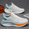 Tênis de Corrida Masculino Verão 2026 Novo Modelo Esportivo Malha Casual Leve Solado Macio Antiderrapante Respirável Flyknit Estudante Tendência