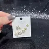 Pendientes de Tachuela de Moda Pendientes de Mariposa Nuevos Versátiles Súper Brillantes Circonita Aguja de Plata S925 Galvanizada Ecológica Ropa de Moda de Invierno