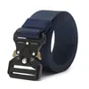 Comercio Exterior Transfronterizo Cinturón Táctico para Hombre Cinturón de Lona Duradero Cinturón para Jóvenes y Adultos Casual Versátil Estudiante Entrenamiento Militar Venta al por Mayor