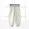 Calças Antimosquito Infantis Verão Algodão Gaze Ultra Finas Respiráveis Bloomers Calças de Bebê Meninos e Meninas Calças de Roupa Externa