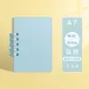 Mini Cuaderno de Bolsillo A7, Cuaderno de Hojas Sueltas, Especialmente Diseñado para Estudiantes de Secundaria y Preparatoria, Cuaderno de Vocabulario en Inglés de Alta Calidad