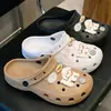 Nuevos Zuecos de Verano para Uso en Exteriores, Lindos Zapatos de Enfermera de Dibujos Animados de Tacón Bajo, Nuevas Sandalias Cerradas Transpirables de Pareja 2026