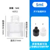 Frascos Gotero de Vidrio, Frascos para Aceites Esenciales, Frascos para Líquidos de Sérum, Frascos Reutilizables, Frascos Pequeños Vacíos, Transparente con Tapa de Rosca Sellada, Personalizado, Al Por Mayor