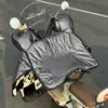 Funda Antiviento para Vehículo Eléctrico Modelo Nuevo 2025, Hecha de Terciopelo de Leche, Engrosada, Impermeable, Antiviento, Totalmente Cerrada para Patinetes Eléctricos