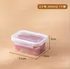 Caja conservadora de alimentos caja sellada de grado alimenticio caja de almacenamiento para refrigerador doméstico caja de almacenamiento de alimentos para congelador caja para porcionar frutas y verduras