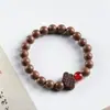 Joias Artesanais Populares DIY do Xiaohongshu, Pulseiras Aromáticas de Medicina Tradicional Chinesa, Pulseiras de Contas de Incenso Criativas Artesanais Estilo Étnico Atacado