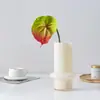 Planta Antúrio Flores Artificiais Buquê de Antúrio Vermelho com Adereços para Fotografia de Casamento Angzohua Flores Falsas Flores de Simulação Antúrio