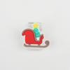 Estilo europeo y americano serie navideña de dibujos animados mini clip almacenamiento de oficina clip fijo pvc pegamento suave broche lindo