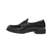 Mocasines de Piel de Vaca para Mujer Zapatos Pequeños de Cuero Hechos a Mano 2026 Nuevo Estilo Slip-ons para el Trabajo Estilo Retro Británico Zapatos de Tacón Grueso