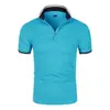 Camiseta Masculina de Manga Curta para o Verão 2026 Polo Fashionável com Gola Reversível Camisa Polo Masculina Estampada