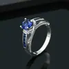 Anillo de dedo de metal grabado geométrico de diamante de color de personalidad europeo y americano transfronterizo anillo de pareja de temperamento nicho punto