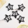 Pasador de Frente Colorido con Puntos y Estrellas Estilo Maillard Lunares Estrellas de Cinco Puntas para Niños Accesorios para el Cabello Goteo de Aceite Accesorios para el Cabello de Bebé
