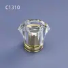 En Stock 15 Piezas Tapas para Botellas de Perfume, Carcasa Transparente Cuadrada, Tapas Metálicas de Colores, Accesorios para Botellas de Perfume, Al Por Mayor