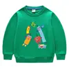 Primavera y Otoño 2026 Estilo Coreano de Dibujos Animados Ropa Nueva para Niños Sudadera de Cuello Redondo Camisetas de Algodón de Manga Larga para Niños y Niñas