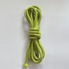 En stock de fábrica cuerda de paraguas línea miu 5 mm de núcleo poliéster color sólido tejido DIY colgante para mochila cuerda de ajuste de cintura flor