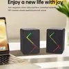 Ponto de Fábrica K2070 Rgb Luminoso Áudio Desktop Laptop Desktop Alto-falante Multimídia Atacado Transfronteiriço