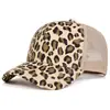 Boné de Baseball de Algodão com Estampa de Leopardo Grande Estilo Coreano Novo Primavera e Verão para Homens e Mulheres, Chapéu de Sol de Algodão, Chapéu com Estampa de Leopardo