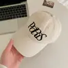 Gorra de Béisbol Bordada con Letras Nueva 2026 para Mujer, Morado, Primavera y Verano, Protector Solar Simple, Transpirable, Circunferencia de Cabeza Grande, Morado de Moda