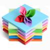Papel colorido feito à mão para crianças Thousand Paper Crane Origami 10 cores DIY fazendo papel cortado à mão papel dobrado criativo rosa papel