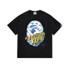 Camiseta estilosa japonesa da marca Ape Kikai Maneki Neko de manga curta para homens e mulheres, adolescentes, moda de rua e campus, camiseta juvenil de manga curta