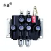 ZS-118 Válvula Direcional de Múltiplas Vias Distribuidor Hidráulico Válvula Manual Unidirecional de Cinco Vias Cilindro Válvula Hidráulica Simples Dupla