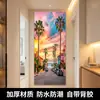 Cenário Curativo Cenário Natural Entrada Adesivo de Parede Autoadesivo Corredor de Entrada Espessado Mural de Decoração Cobertura de Cicatrizes Sem Perfuração
