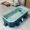 Alberca Inflable Transfronteriza, Alberca Inflable Engrosada y Resistente al Desgaste, Alberca Plegable para Juegos Acuáticos al Aire Libre, Alberca para Niños en Casa, Alberca de Arena