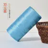 Fio de seda gelada, fita plana de algodão mercerizado e linho para almofadas tecidas à mão DIY, sapatos, chapéus de proteção solar primavera/verão e tecelagem de bolsas