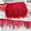 Adorno de Flecos de Plumas de Avestruz Coloridas de 8-10 cm para Vestidos, Faldas de Performance, Tiras de Tela, Accesorios de Vestuario y Decoraciones