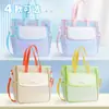 Bolsa de Almacenamiento A4 de Gran Apertura Bolsa de Clasificación de Asignaturas Bolsa para Documentos de Estudiante Papel de Examen Bolso de Mano de Malla Transparente Bolso Bandolera Bolsa para Libros