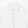 Ropa de mujer transfronteriza al por mayor 2026 otoño nueva moda versátil manga corta camisa de popelina con perlas artificiales 3564163