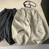 Pantalones cargo de dobladillo curvo para niños, nuevo modelo 2026 para niños y niñas, pantalones jogger estilo linterna para primavera y otoño, pantalones casuales holgados, modernos
