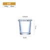 Personalizado Creativo Transparente Simple Plato de Cuentas Cristal Vajilla Tazón Taza Hogar con Restaurante Tamaño Pequeño Plato de Cena