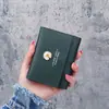 Nueva Cartera para Mujer Cartera Corta Mini Margarita Billetera Pequeña Plegable Estudiante Delgada Moda Suave Cartera Cartera