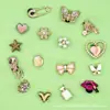 Amuletos Metálicos para Zapatos Más Vendidos Transfronterizos, Decoraciones Desmontables para Zapatos, Accesorios para Pulseras y Accesorios para Zapatos de Madera