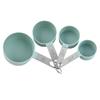 Juego de 8 Piezas de Cucharas Medidoras de Acero Inoxidable de Gran Capacidad y Tazas Medidoras de Plástico Fcm Cross-Border con Escala, Juego de Herramientas para Hornear para Uso Doméstico