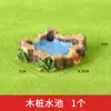 Decoraciones de Micro Paisajismo, Faro del Lago Oeste, Pozo de Agua, Estanque, Puente Pequeño, Agua Corriente, Pradera, Maceta, Acuario, Adornos
