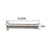 Fábrica fuente hierro galvanizado perno de cabeza plana herrajes para muebles accesorios conector cabeza grande plana cabeza hexagonal tornillo