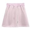 Falda Coreana de Primavera y Verano Nuevo Estilo Versátil con Cordón Ajustable y Lazos Deportiva Casual y Cómoda Cubre Caderas Media Longitud Línea A