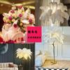 Directo de fábrica 35-40 cm pluma de avestruz actuación en escenario color pluma grande diy decoración de boda flor avestruz