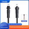 Venda por atacado 2p3p4p5p6p7p8p conector de aviação macho e fêmea docking IP67 cabo impermeável cabo de alimentação m12